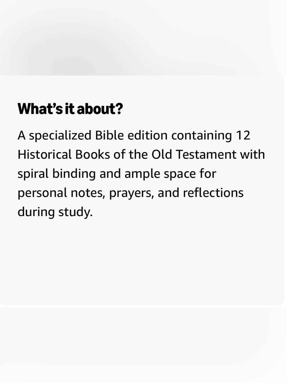 ESV Spiral-Bound Journaling Bible, History (Hardcover): Holy Bible